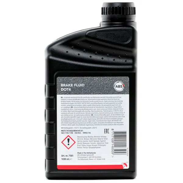 Lichid de frână A.B.S. 7501 1 l/ DOT-4 photo 2 Lichid de frână A.B.S. 7501 1 l/ DOT-4 photo 2
