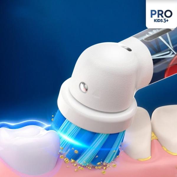 Periuță de dinți electrică Braun Kids Vitality PRO D103 Spiderman 2D/ Blue photo 6