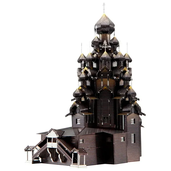 Пазл 3D Piececool Kizhi Church of The Transfiguration 14+/ Количество деталей: 220 photo 2