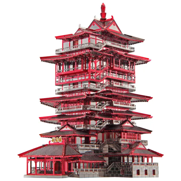 Пазл 3D Piececool Yuewang Tower 14+/ Количество деталей: 298 photo 2