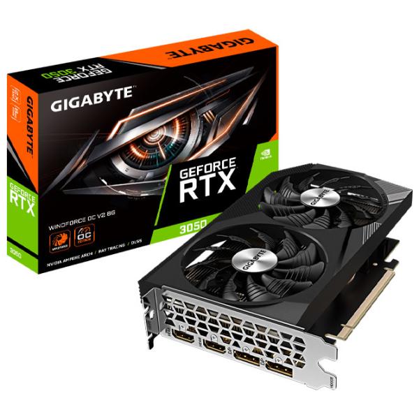 Placă video Gigabyte GeForce RTX 3050 WINDFORCE OC PCI Express 4.0 / 8 GB photo 6 Placă video Gigabyte GeForce RTX 3050 WINDFORCE OC PCI Express 4.0 / 8 GB photo 6