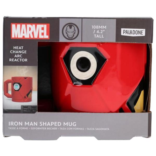 Кружка Paladone Marvel Iron Man Shaped Mug 500 мл photo 3