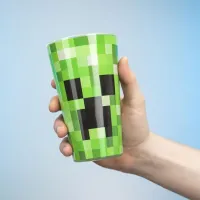 Pahar Paladone Minecraft Creeper Glass 400 ml/ Sticlă/ Green photo 2
