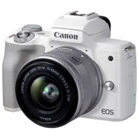 Cameră foto Canon EOS M50 Mark II Kit CMOS/ White photo 2