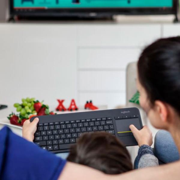 Клавиатура Logitech K400 Plus Беспроводные/ Черный photo 5