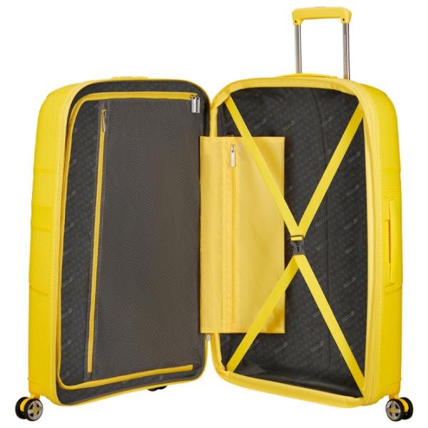 Чемодан American Tourister Starvibe Spinner Expandable 100л/ Electric Lemon Желтый photo 6 Чемодан American Tourister Starvibe Spinner Expandable 100л/ Electric Lemon Желтый photo 6
