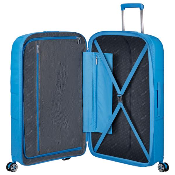 Чемодан American Tourister Starvibe Spinner Expandable 100л/ Tranquil Синий photo 6 Чемодан American Tourister Starvibe Spinner Expandable 100л/ Tranquil Синий photo 6