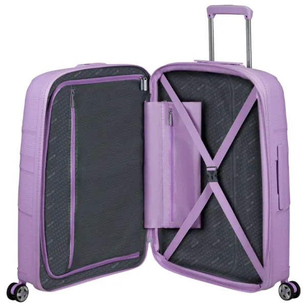Valiză American Tourister Starvibe Spinner Expandable 70l/ Digital Lavender Purple photo 6 Valiză American Tourister Starvibe Spinner Expandable 70l/ Digital Lavender Purple photo 6