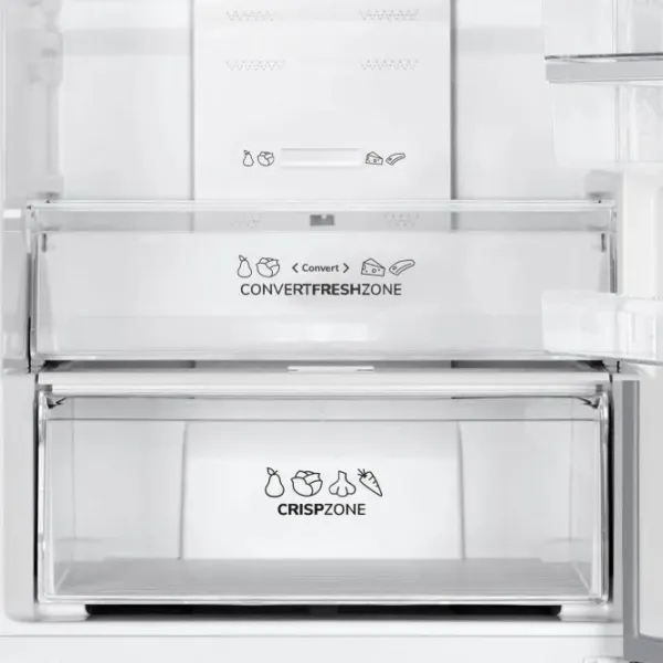 Frigider Gorenje NRK619EAXL4WD cu congelator jos 304 l / 186 cm / Inox photo 3