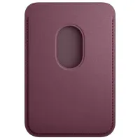 Чехол-бумажник Apple iPhone 12 - 15 All Apple/ MagSafe/ FineWoven/ Шелковица Пурпурный photo 2