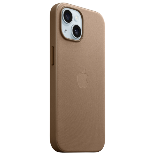 Чехол для смартфона Apple iPhone 15 Apple/ MagSafe Back/ FineWoven/ Taupe Коричневый photo 2 Чехол для смартфона Apple iPhone 15 Apple/ MagSafe Back/ FineWoven/ Taupe Коричневый photo 2