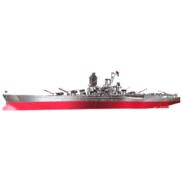 Пазл 3D Piececool Battleship Yamato 14+/ Количество деталей: 245 photo 4