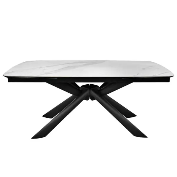 Кухонный стол раскладной DecoPrim Asia Italy Керамика/ Белый photo 3 Кухонный стол раскладной DecoPrim Asia Italy Керамика/ Белый photo 3