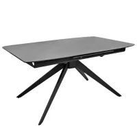 Masă de bucătărie extensibilă DecoPrim BELISIMA Ceramică/ Black photo 2
