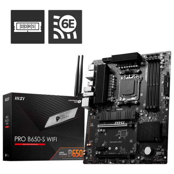 Placă de bază MSI PRO B650-S WIFI ATX/ B650-S photo 5 Placă de bază MSI PRO B650-S WIFI ATX/ B650-S photo 5