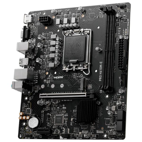 Placă de bază MSI PRO H610M-E ATX/ Intel H610M-E photo 2
