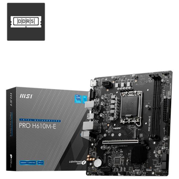 Placă de bază MSI PRO H610M-E ATX/ Intel H610M-E photo 5