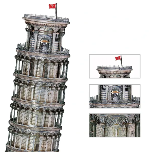 Пазл 3D Piececool Leaning Tower of Pisa 14+/ Количество деталей: 127 photo 2