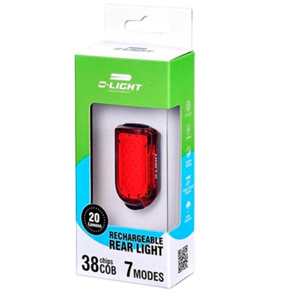 Lumini de bicicletă D-Light CG-217R Black photo 3