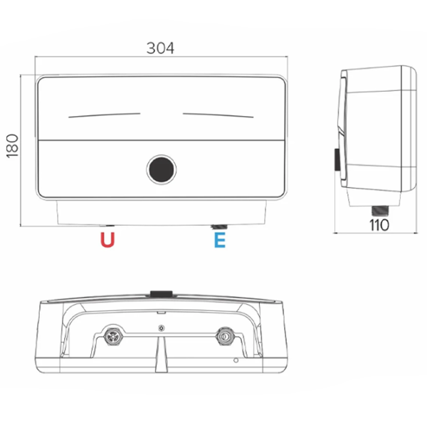 Încălzitor de apă instantaneu Ariston AURES M 6 EU 6000 W/ White photo 4