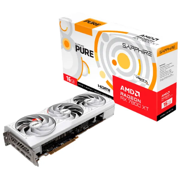 Видеокарта Sapphire PURE Radeon RX 7800 XT PCI Express x16 4.0 / 16 ГБ photo 6