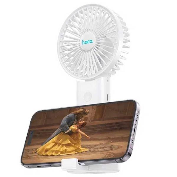 Ventilator Hoco F15 4 W / Portabil / White photo 3