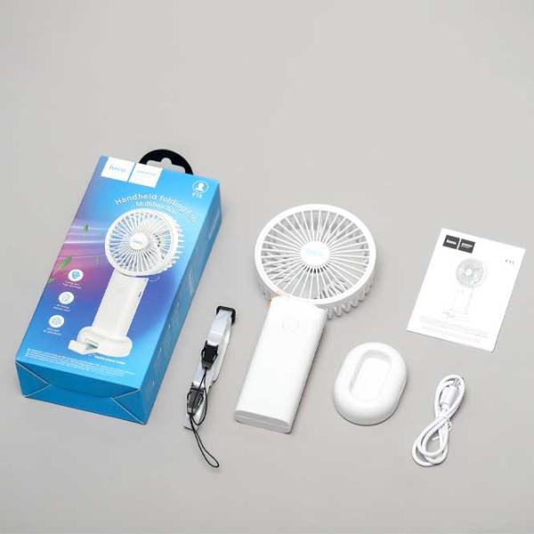 Ventilator Hoco F15 4 W / Portabil / White photo 4