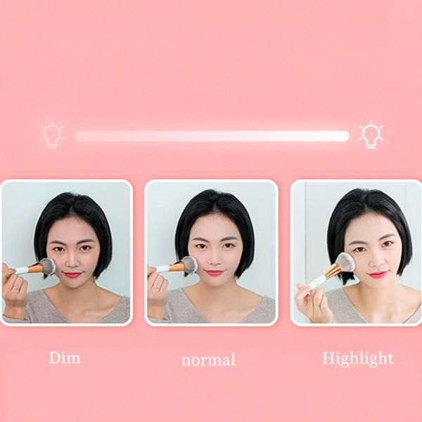 Зеркало для макияжа LED Mirror X220 Односторонняя/ Розовый photo 6
