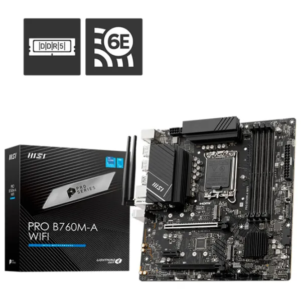 Материнская плата MSI PRO B760M-A WIFI mATX/ Intel B760M-A photo 5