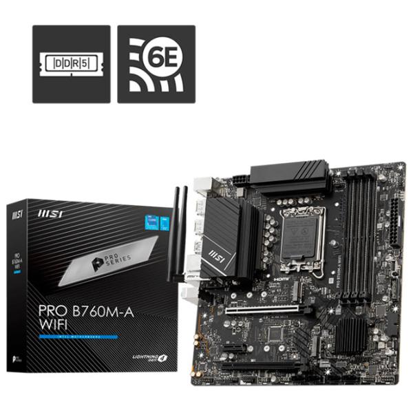 Материнская плата MSI PRO B760M-A WIFI mATX/ Intel B760M-A photo 5