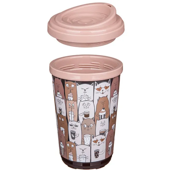 Cană termo Bytplast Phibo EcoStyle Beige 0.4l photo 2