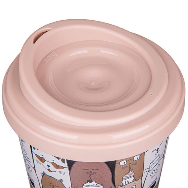 Cană termo Bytplast Phibo EcoStyle Beige 0.4l photo 3