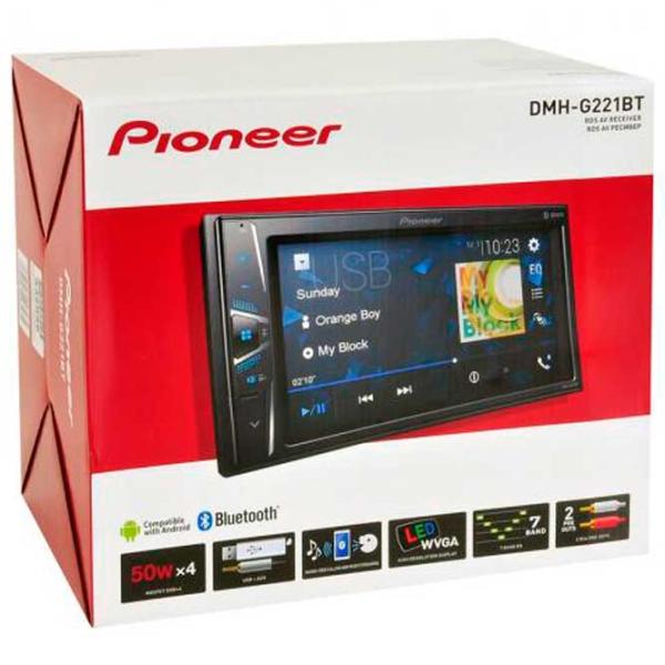 Автомагнитола универсальная 6.2" DMH-G221BT Black photo 5