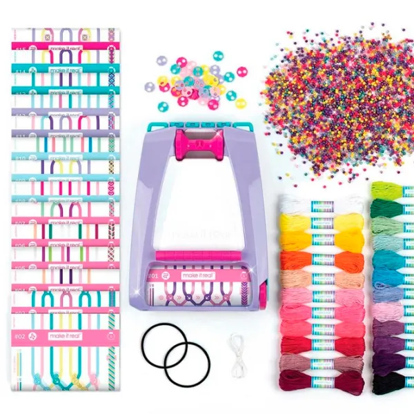 Set de creație Make It Real Friendship Bracelet Maker Mega 1458M 8+/ Multicolor photo 2