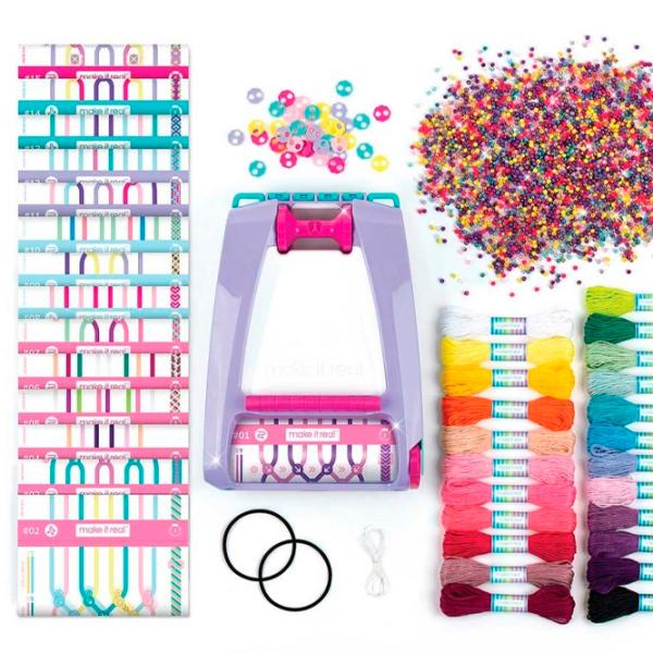 Set de creație Make It Real Friendship Bracelet Maker Mega 1458M 8+/ Multicolor photo 2