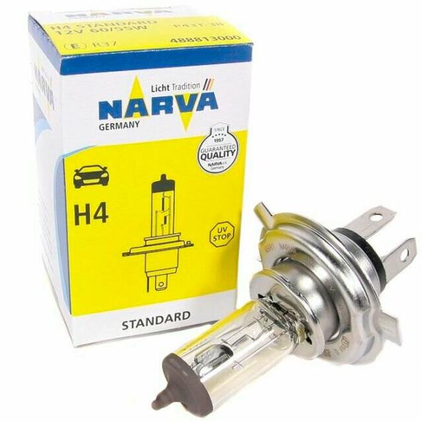 Автомобильная лампа Narva 48881 Галоген/ H4/ P43t/ 60 - 55 Вт photo 2
