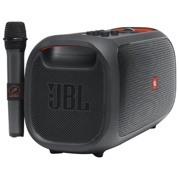 Портативная колонка JBL PartyBox On-the-Go Essential 100 Вт/ Черный photo 5 Портативная колонка JBL PartyBox On-the-Go Essential 100 Вт/ Черный photo 5