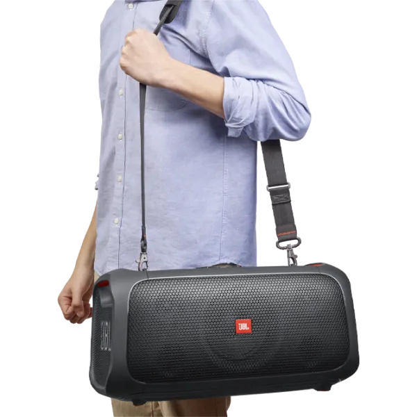 Портативная колонка JBL PartyBox On-the-Go Essential 100 Вт/ Черный photo 8 Портативная колонка JBL PartyBox On-the-Go Essential 100 Вт/ Черный photo 8