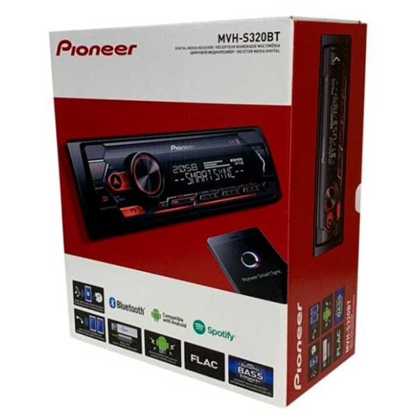 Автомагнитола универсальная MVH-S320BT Black photo 5
