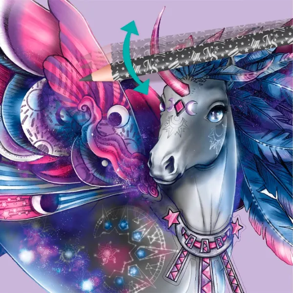 Set de creație Nebulous Stars Fantasy Horses Space 11371 7+/ Multicolor photo 5