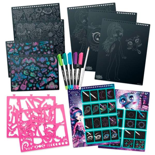 Set de creație Nebulous Stars Zentangle Black Pages Eclipsia 11121 7+/ Multicolor photo 2