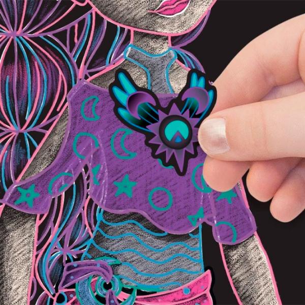Set de creație Nebulous Stars Zentangle Black Pages Eclipsia 11121 7+/ Multicolor photo 3