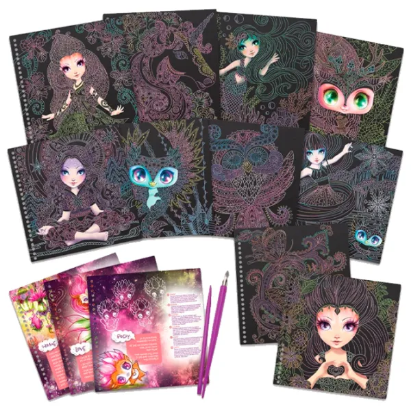 Set de creație Nebulous Stars Zen Scratch & Sketch 11128 7+/ Multicolor photo 2
