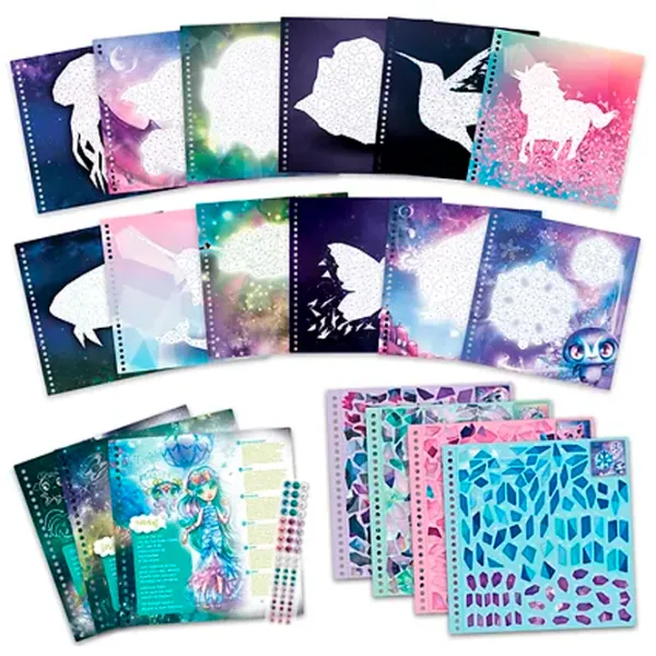 Set de creație Nebulous Stars Sticker by Number 11129 7+/ Multicolor photo 2