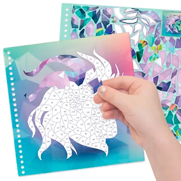 Set de creație Nebulous Stars Sticker by Number 11129 7+/ Multicolor photo 4