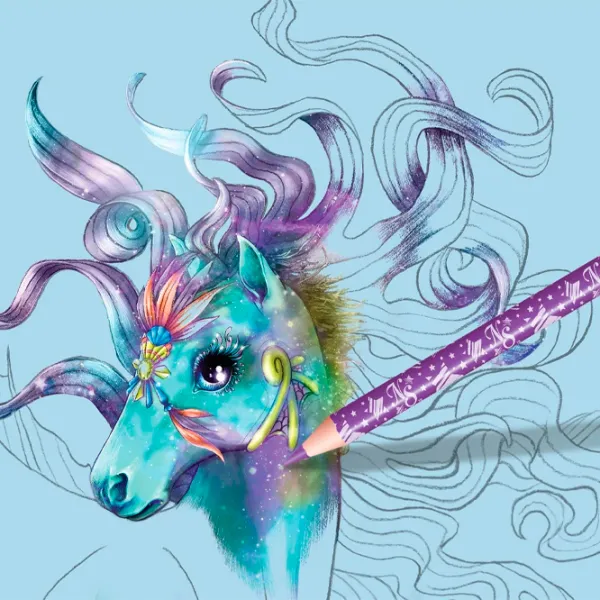 Set de creație Nebulous Stars Fantasy Horses - Water 11372 7+/ Multicolor photo 3
