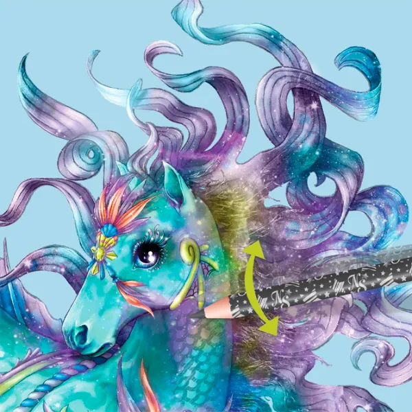 Set de creație Nebulous Stars Fantasy Horses - Water 11372 7+/ Multicolor photo 4