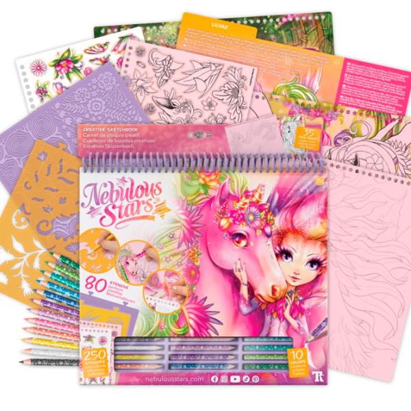 Set de creație Nebulous Stars Sketchbook - Forest Horses 11373 7+/ Multicolor photo 4