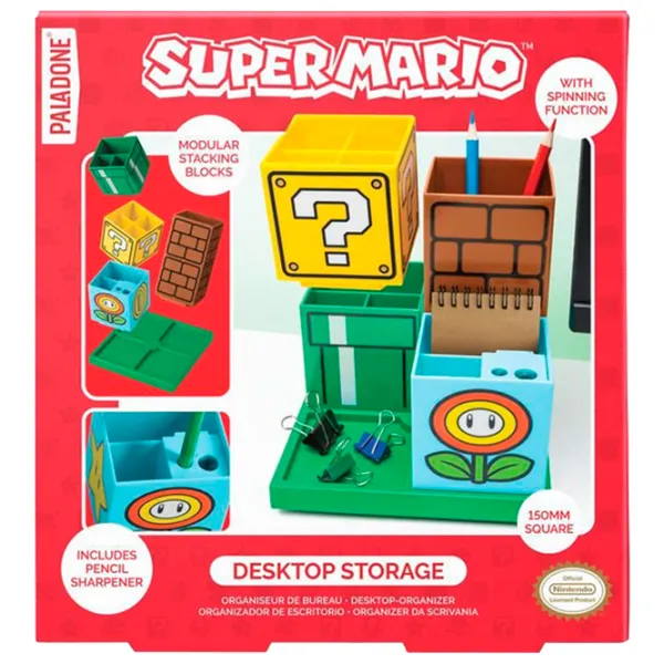 Organizator Paladone Desktop Storage PP11592NN Super Mario/ Multicolor photo 4