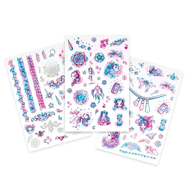 Set de creație Nebulous Stars Temporary Tattoos 11410 7+/ Multicolor photo 2